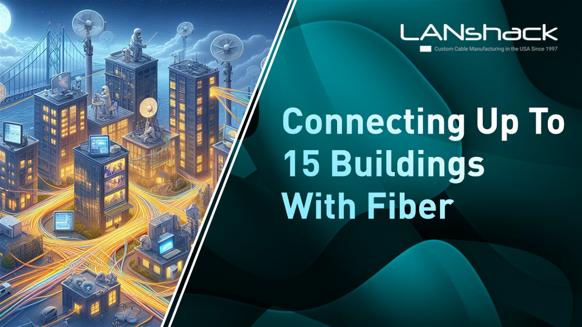 Interconnecting up to 15 buildings